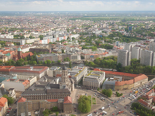 Image showing Berlin aerial view