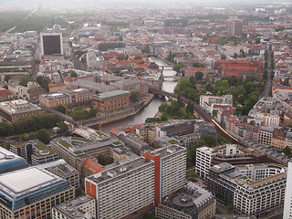 Image showing Berlin aerial view