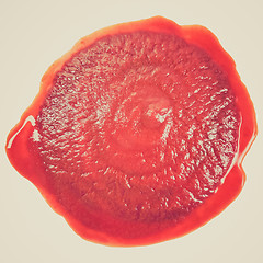 Image showing Retro look Tomato ketchup