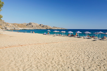 Image showing Damnoni beach south Crete