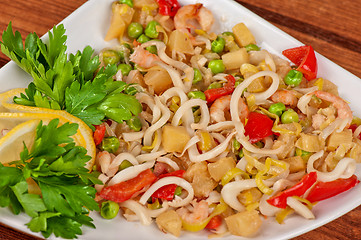 Image showing Seafood salad