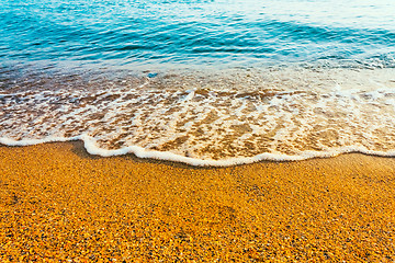 Image showing Sand Beach And Wave