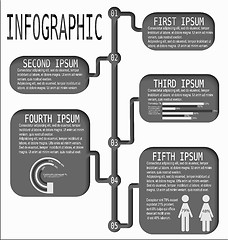 Image showing Time line info graphics
