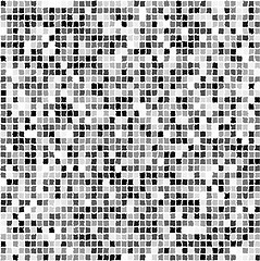 Image showing Square seamless black and white colored