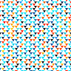 Image showing Watercolor textured triangle seamless