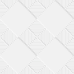 Image showing Seamless white squares with lines background
