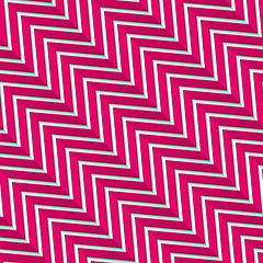 Image showing Seamless zigzag wide magenta with long shadow and fold