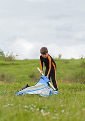 Image showing Young surfer