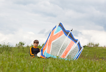 Image showing Young surfer