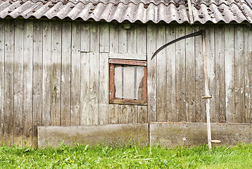 Image showing old wooden barn