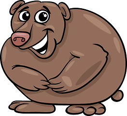 Image showing bear animal cartoon illustration