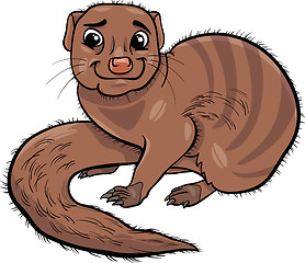 Image showing mongoose animal cartoon illustration