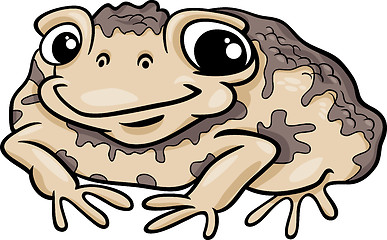 Image showing toad amphibian cartoon illustration