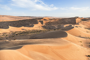 Image showing Desert Wahiba Oman