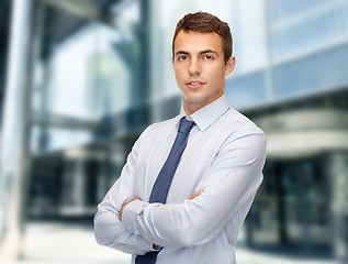 Image showing friendly young businessman