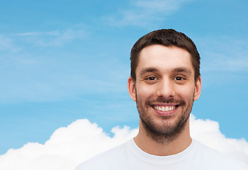 Image showing portrait of smiling young handsome man