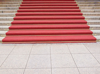 Image showing Red carpet