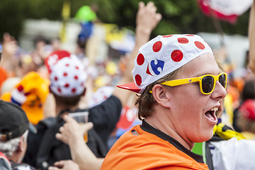 Image showing Fan of Le Tour de France