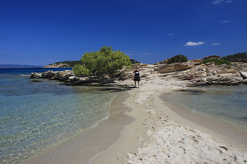 Image showing Greek beach