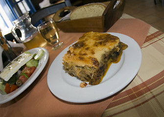 Image showing greek moussaka