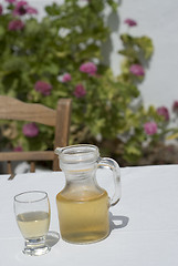 Image showing carafe of house wine