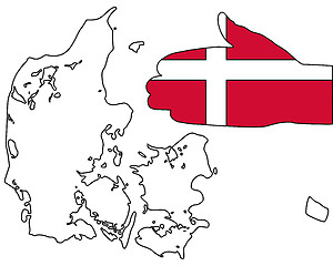 Image showing Welcome to Denmark