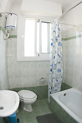 Image showing bathroom older hotel