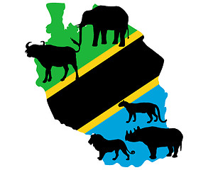 Image showing Big Five Tanzania