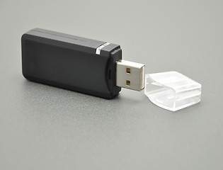 Image showing Detailed but simple image of USB card reader