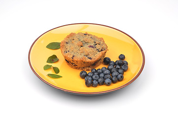 Image showing Huckleberry muffin