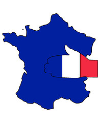 Image showing Welcome to France