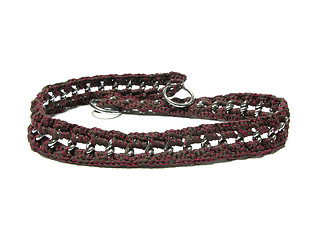 Image showing Dog chain with hand made crochet work