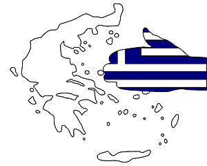 Image showing Welcome to Greece