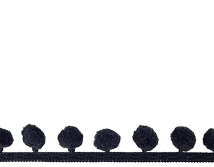 Image showing Background pompon braid