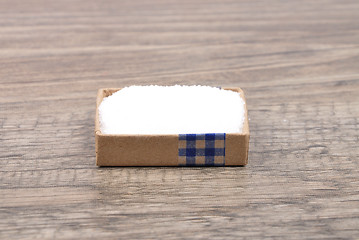 Image showing Sugar on wood