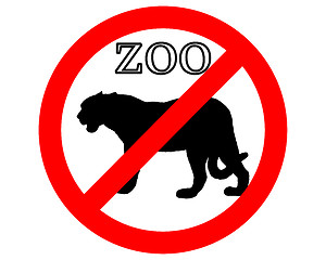 Image showing Jaguar in zoo prohibited