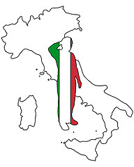 Image showing Italian Salute