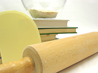 Image showing Equipment for baking on a white background