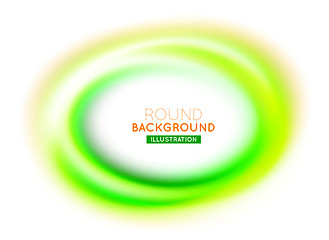 Image showing Abstract circle bright background