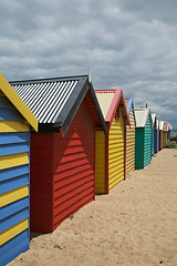Image showing Beach Huts 