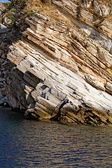 Image showing Rock in the sea