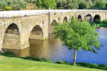 Image showing Roman bridge in Fronteira,Portugal