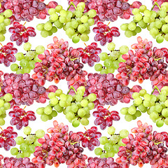Image showing Seamless pattern of grape