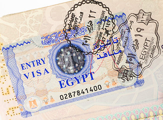 Image showing Entry Visa