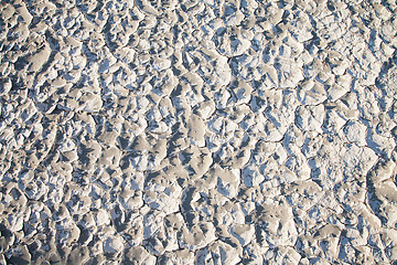 Image showing Salt desert background