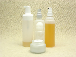 Image showing Wellness and care objects on soft background