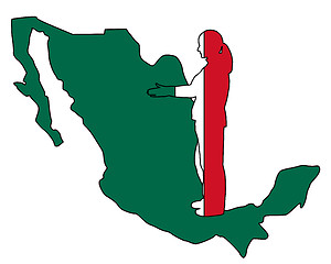 Image showing Mexican handshake