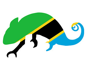 Image showing Tanzania Chameleon
