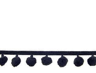 Image showing Background pompon braid