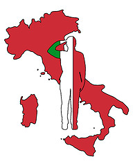 Image showing Italian Salute